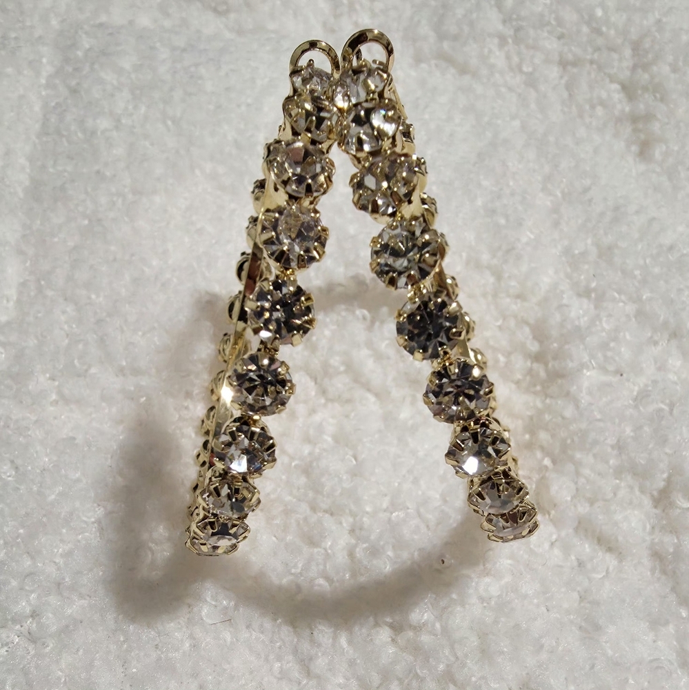 Crystal Hoop Earrings